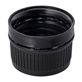 24mm Tamper Tell Wadded Screw Cap BLACK or WHITE - 10 pack