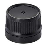 24mm Tamper Tell Wadded Screw Cap BLACK or WHITE - 10 pack