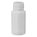 50mL Round Natural HDPE Plastic Bottle - 50 pack