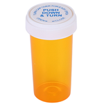 5 Dram Clear Pill Vial with Child Resistant Cap