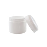 100g White Round Cosmetic Jar with Domed Cap - 10 pack