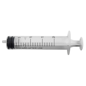 Syringe 20mL Luer Slip - 10 pack