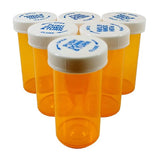 8 Dram Amber Pill Vial with Child Resistant Cap