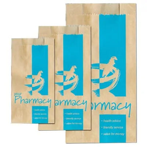 Pharmacy Bags - Stock Paper Bags